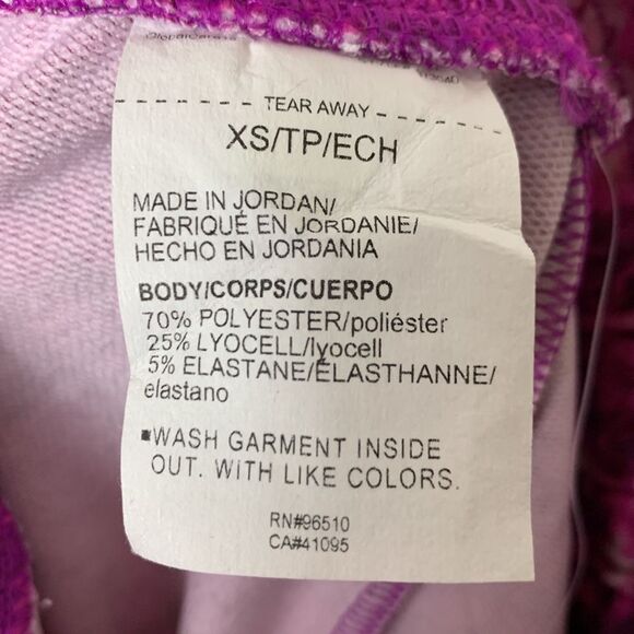 NWT Women’s Under Armour Rival Terry Print Loose Fit Pink Jogger Sweatpants XS - Picture 10 of 10